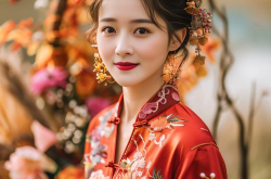新年汉服阴天写真,新年汉服写真，穿越时空的古典韵味